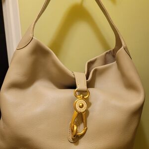 Dooney & Bourke Tan Leather Hobo Bag